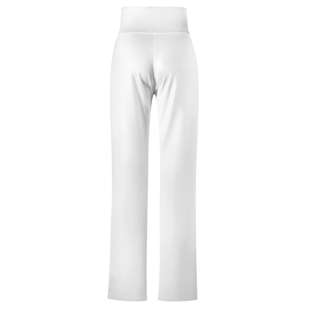 Straight Lace-Up Yoga Pants