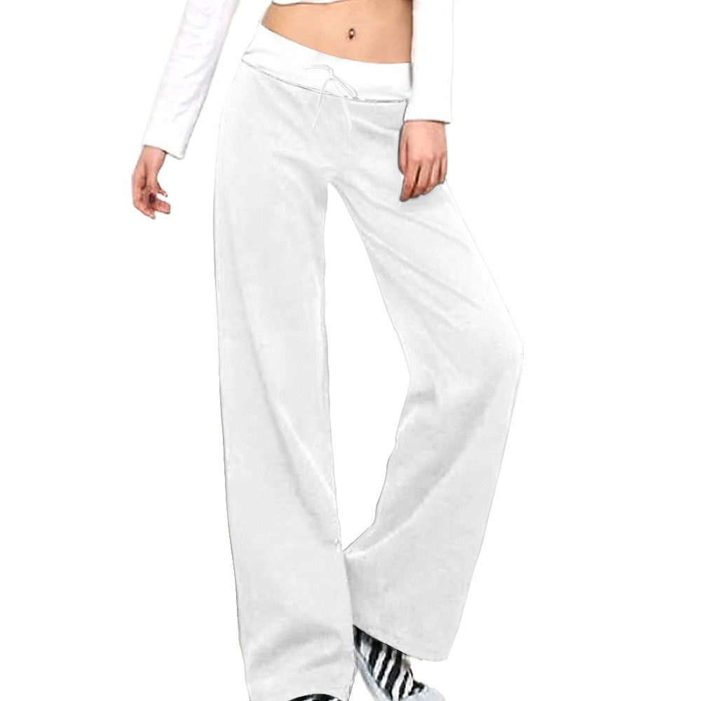 Straight Lace-Up Yoga Pants