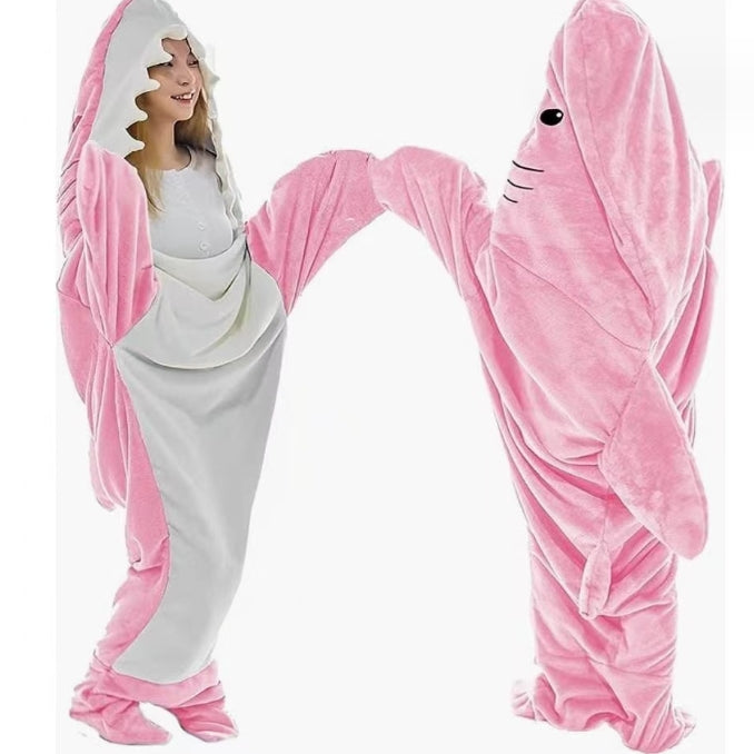 Shark Sleeping Bag Pajamas for Teens
