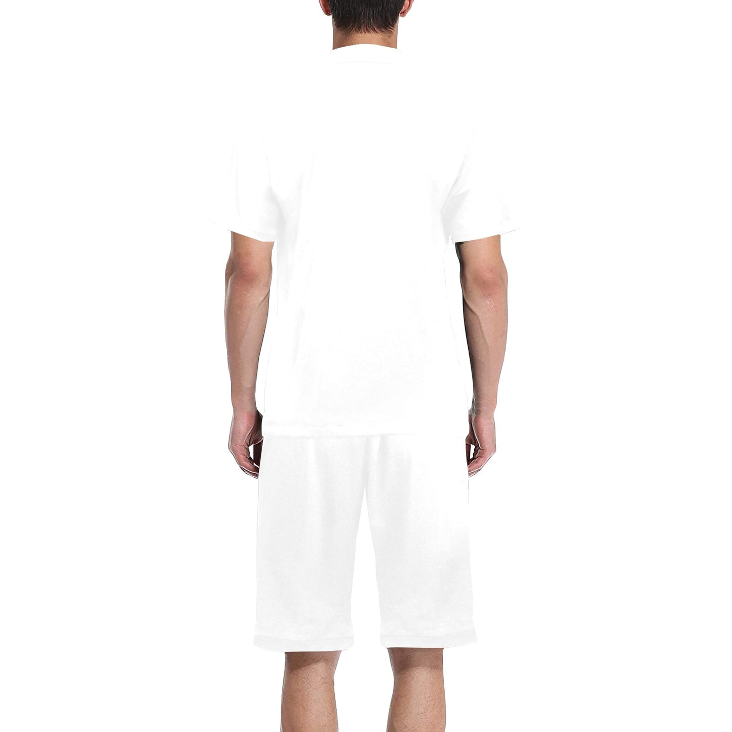 Men's V-Neck Pajama Short Set