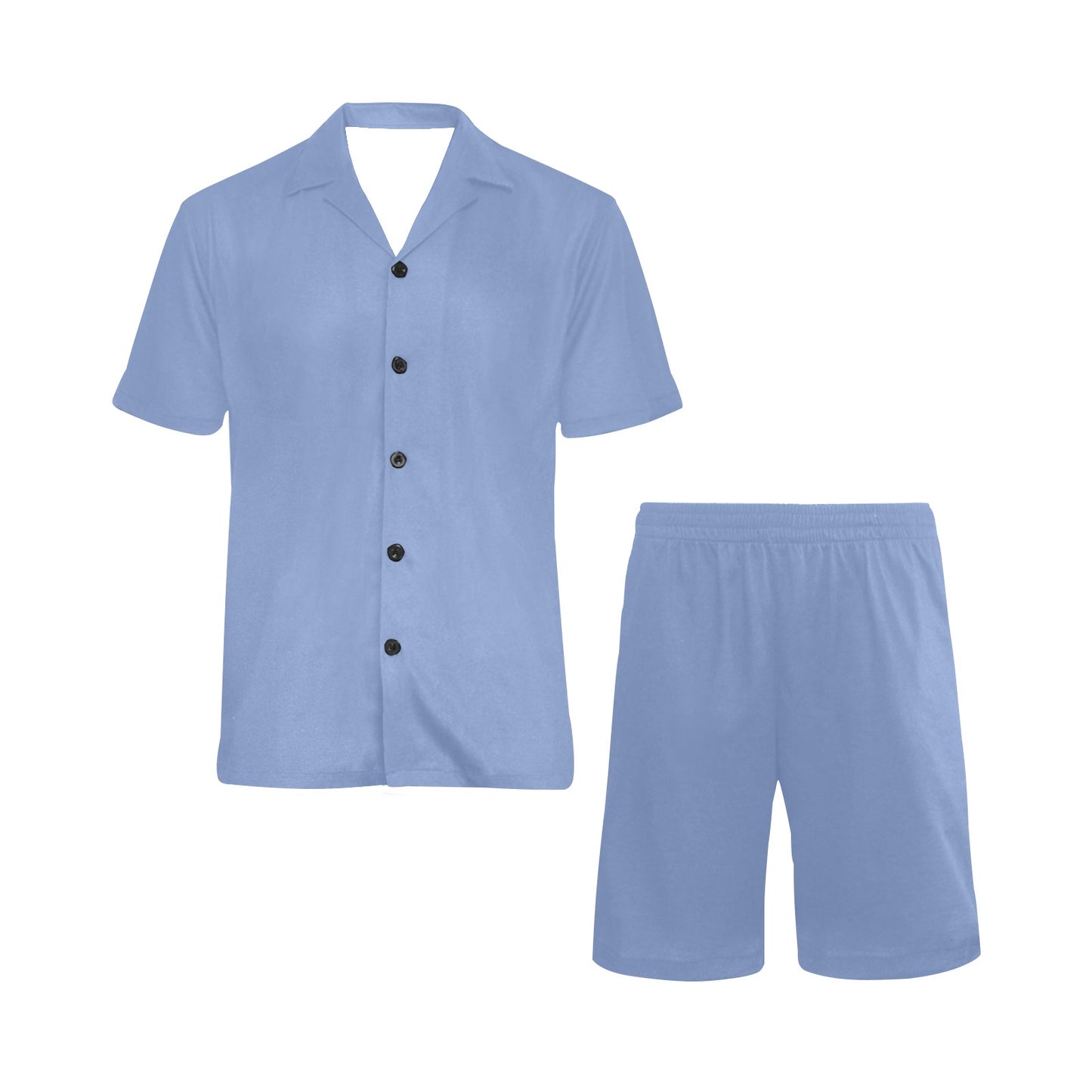Men's V-Neck Pajama Short Set