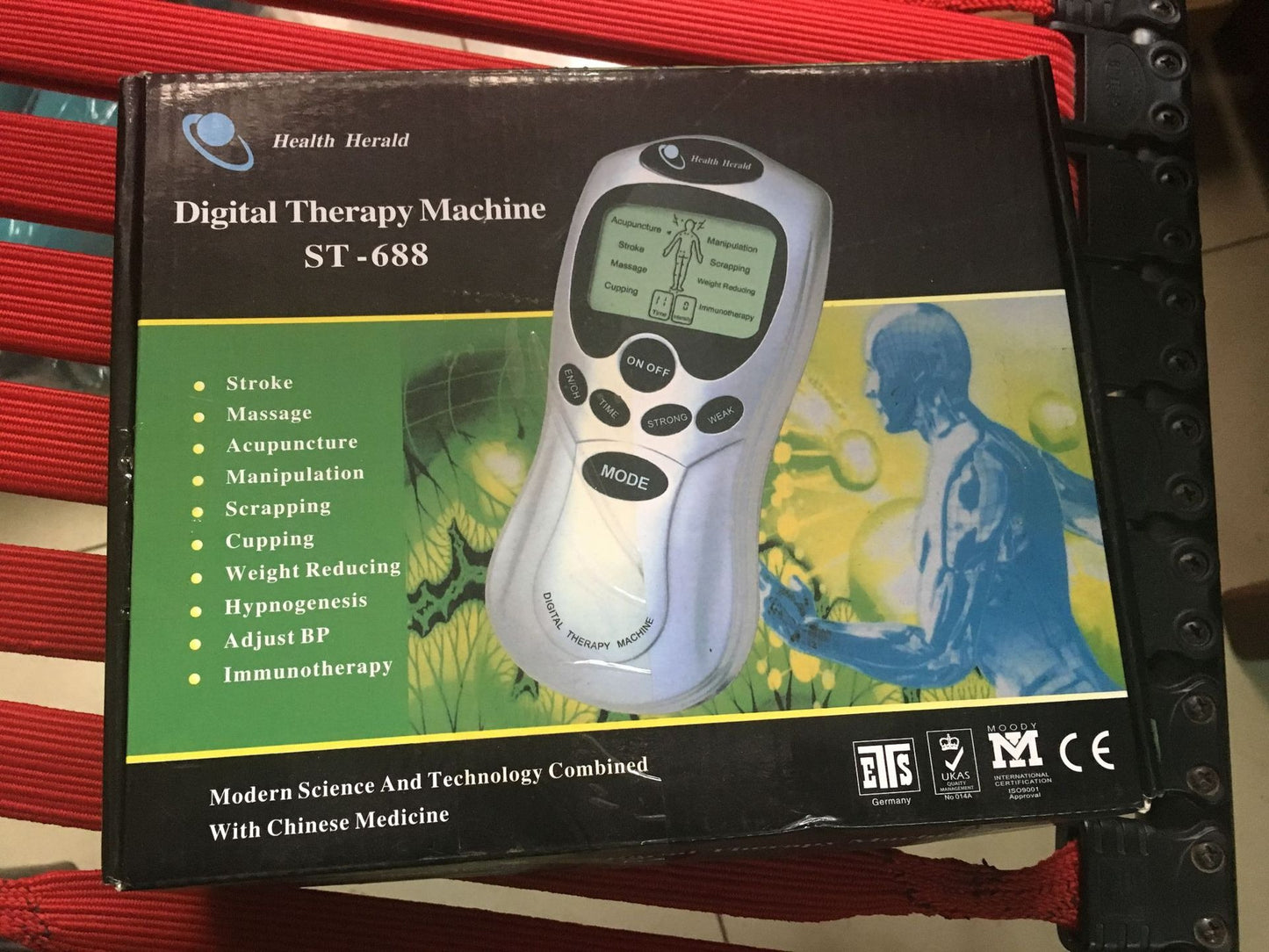 LCD Full Body Massager TENS Unit Acupuncture Therapy Machine