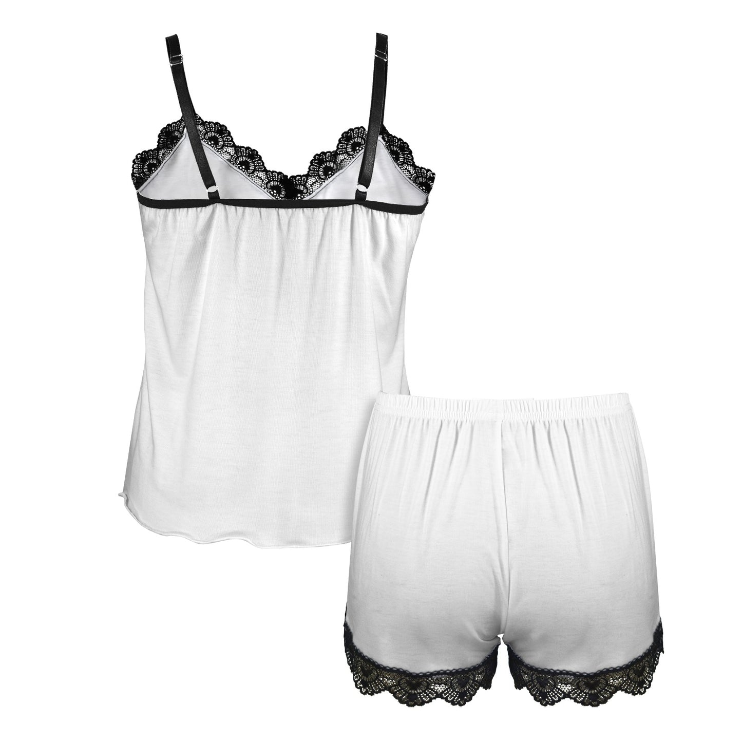 Women's Lace Camisole and Shorts Set