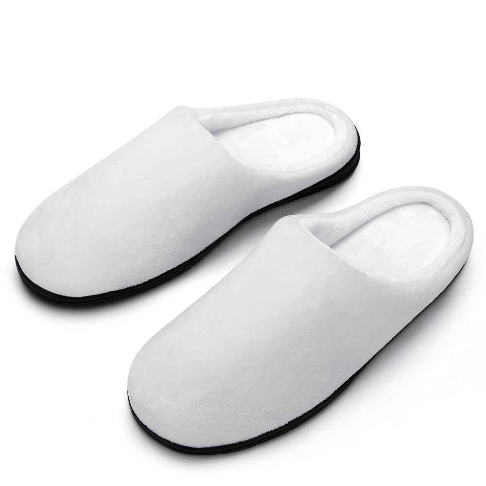 Comfortable Cotton Slippers with Rubber Sole