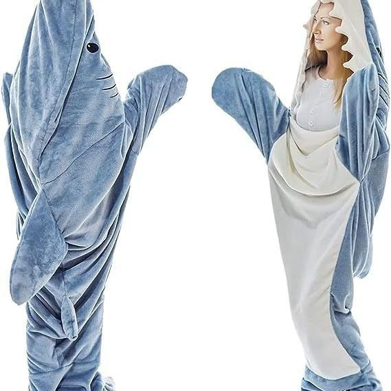 Shark Sleeping Bag Pajamas for Teens