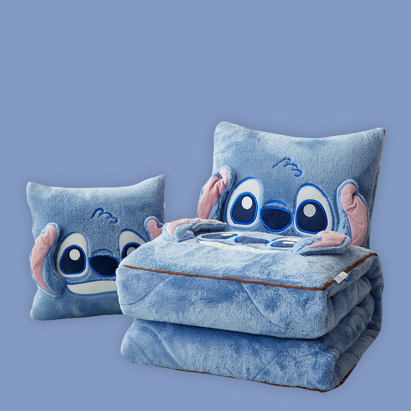 Stitch Fleece Pillow Blanket