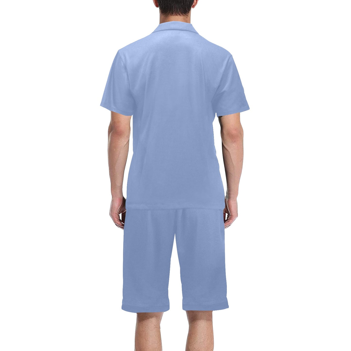 Men's V-Neck Pajama Short Set