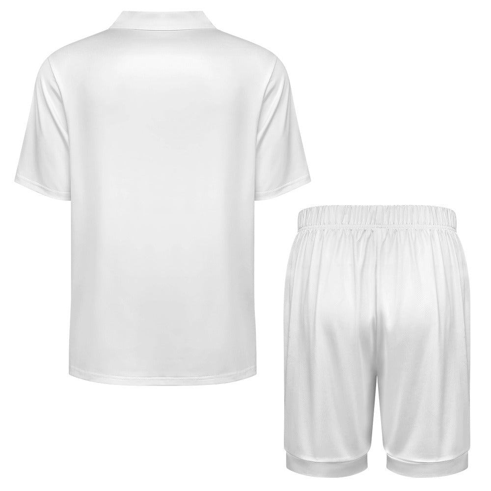 Men's Silk Short-sleeve Pajama Set