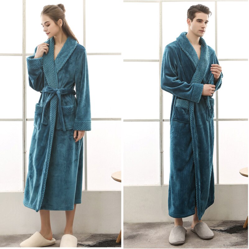 Plus Size Flannel Robe