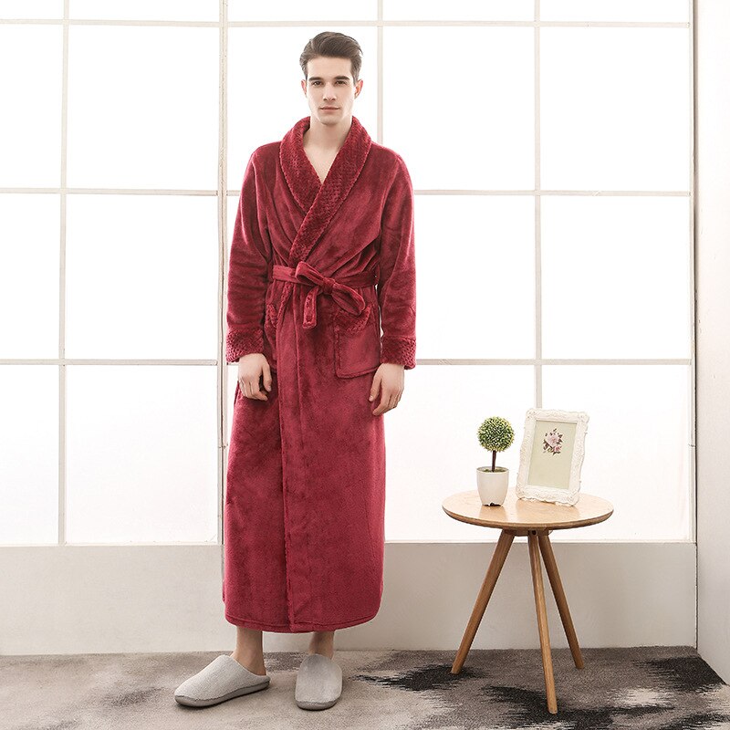 Plus Size Flannel Robe
