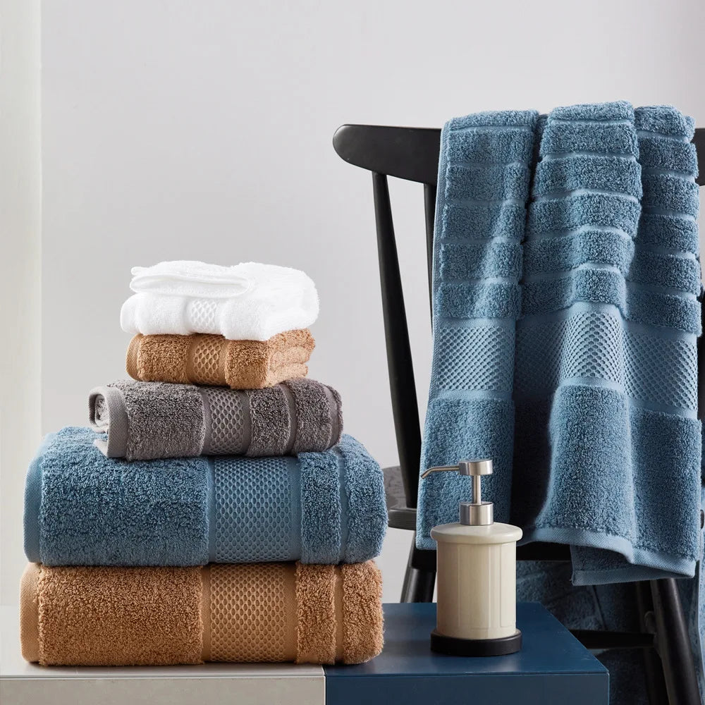 Premium Egyptian Cotton Bath Towel Set