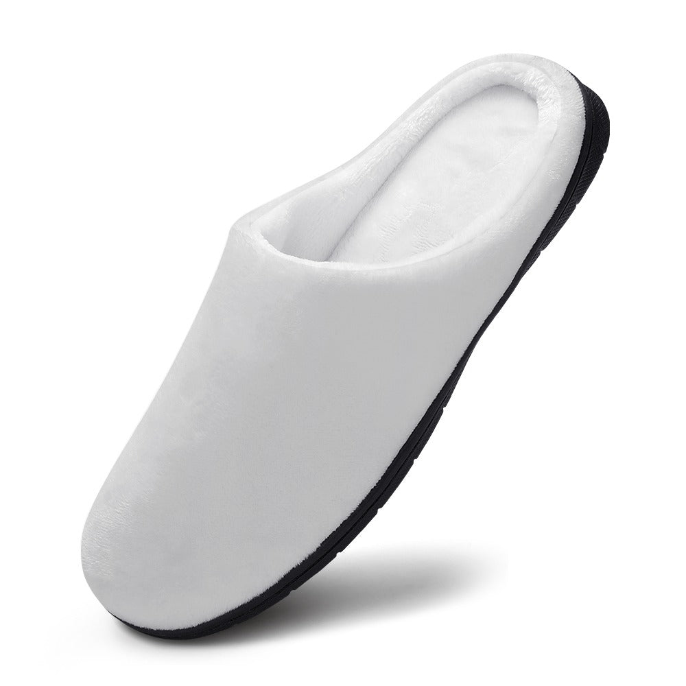 Comfortable Cotton Slippers with Rubber Sole