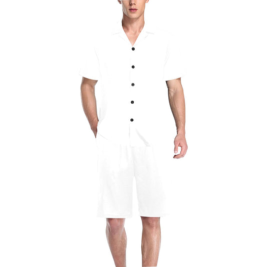 Men's V-Neck Pajama Short Set