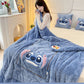 Stitch Fleece Pillow Blanket