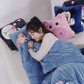 Stitch Fleece Pillow Blanket