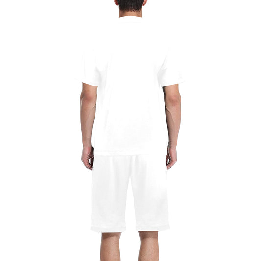 Men's V-Neck Pajama Short Set
