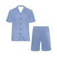 Men's V-Neck Pajama Short Set