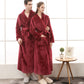 Plus Size Flannel Robe