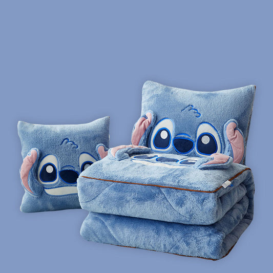 Stitch Fleece Pillow Blanket