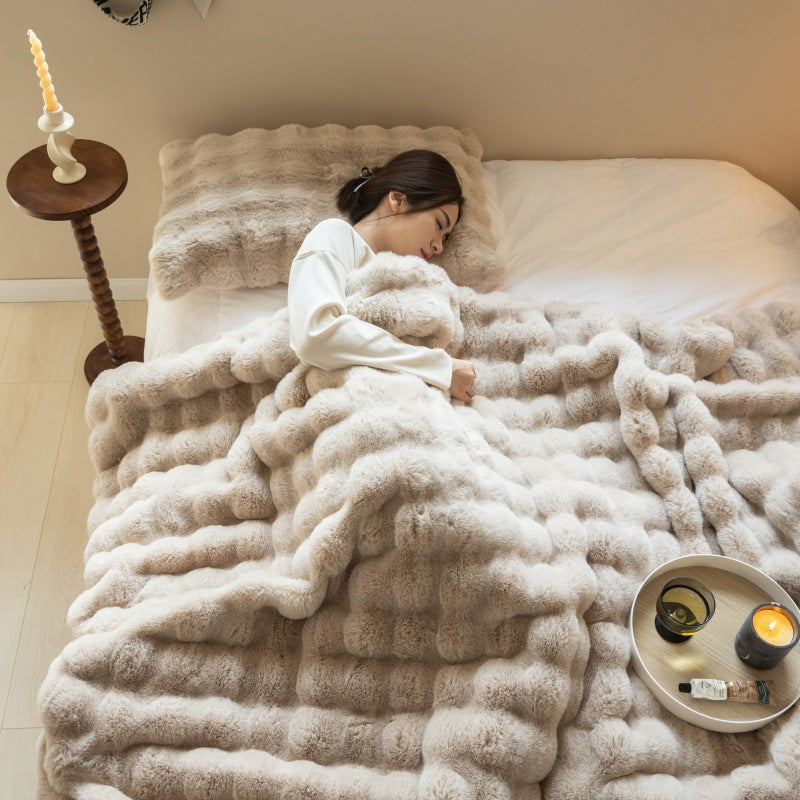 Double-Sided Fleece Blanket