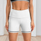 Women's Slim Fit High Waist Yoga Shorts