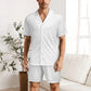 Men's Silk Short-sleeve Pajama Set